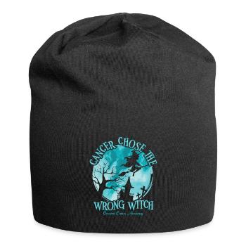 Le cancer a la fausse sorcière Cancer de l’ovaire - Bonnet en jersey - noir - Devant