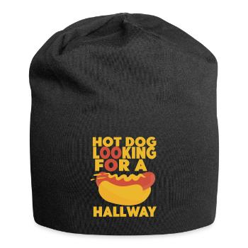 Hot Dog Looking For A Hallway - Jersey Beanie - black - Front