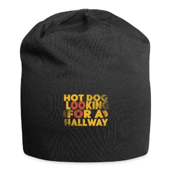 Hot Dog Looking For A Hallway - Jersey Beanie - black - Front