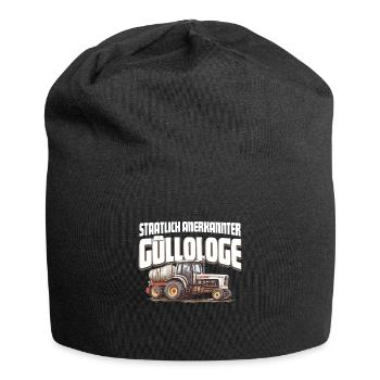 Landwirt Gülle - Jersey-Beanie - Schwarz - Vorne