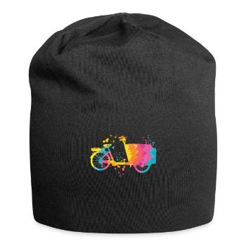Heavy Duty Bike Cargo Bike Cargo Bike Cargo Bike - Jersey Beanie - black - Front