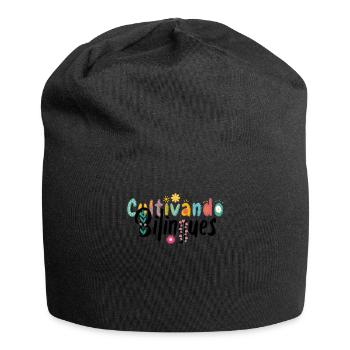 Cultivando Bilingües Spanischlehrer Bekleidung - Jersey-Beanie - Schwarz - Vorne