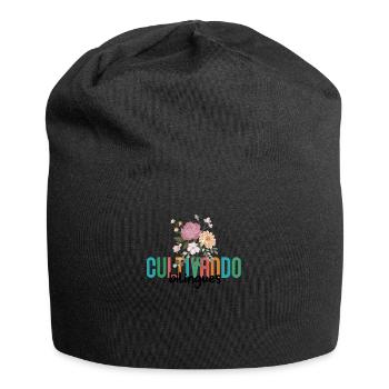 Cultivando Bilingües Spanish Teacher Apparel - Jersey Beanie - black - Front