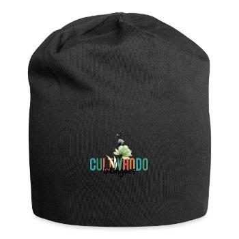 Cultivando Bilingües Spanish Teacher Apparel - Jersey Beanie - black - Front