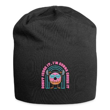 Donut Fitness Funny Donut Gym - Bonnet en jersey - noir - Devant