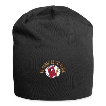 Spanischlehrerin Maestra Bilinguale Lehrerin - Jersey-Beanie - Schwarz - Vorne