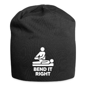 Bend It Right – Precision In Physiotherapy - Jersey Beanie - black - Front