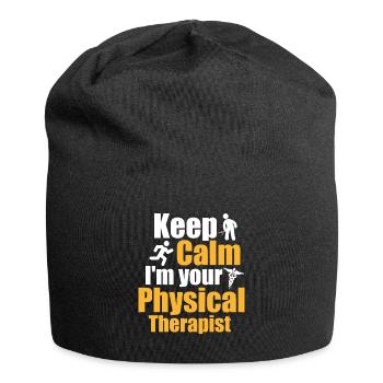 Entspannen Sie Sich, Ihr Therapeut Hat Sie – - Jersey-Beanie - Schwarz - Vorne