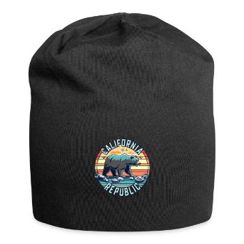 California Republic Retro - Jersey-Beanie - Schwarz - Vorne