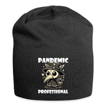 Humor Krankenschwester Pestdoktor Arzt - Jersey-Beanie - Schwarz - Vorne