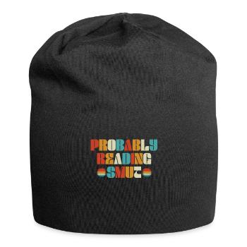 Probably Reading Smut Vintage Books Smut - Jersey Beanie - black - Front