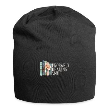 Wahrscheinlich Smut lesen Vintage-Bücher Schmutz - Jersey-Beanie - Schwarz - Vorne