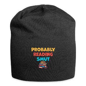 Probably Reading Smut Vintage Books Smut - Jersey Beanie - black - Front