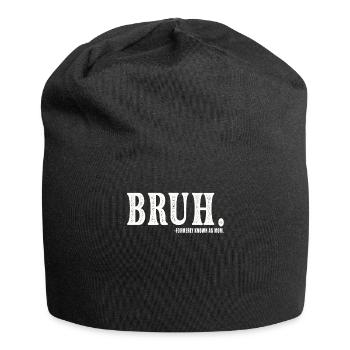 Bruh Formerly Known As Mom - Jersey Beanie - black - Front