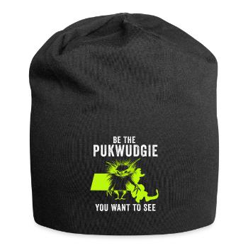 Pukwudgie Kryptide Folklore Mythen - Jersey-Beanie - Schwarz - Vorne