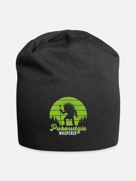 Pukwudgie Kryptide Folklore Mythen - Jersey-Beanie - Schwarz