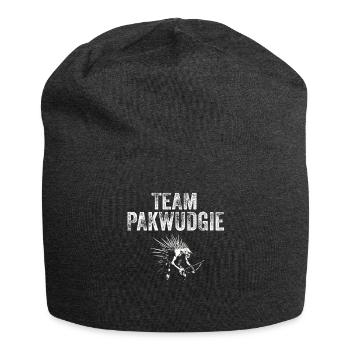 Pukwudgie Kryptide Folklore Mythen - Jersey-Beanie - Anthrazit - Vorne
