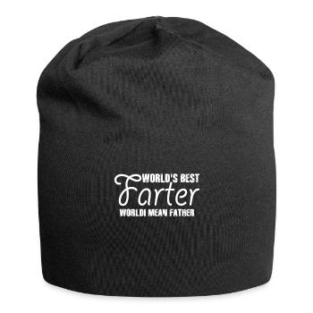 World's Best Farter I Mean Father - Jersey Beanie - black - Front