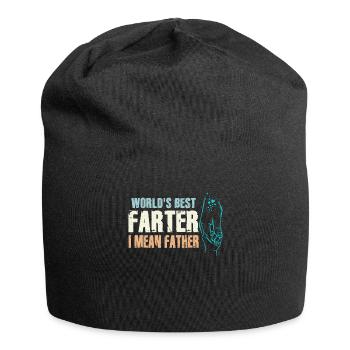 World's Best Farter I Mean Father - Jersey Beanie - black - Front