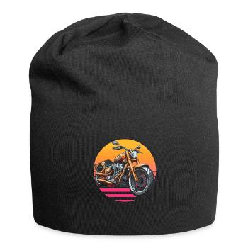 Moto Motard Motard - Bonnet en jersey - noir - Devant