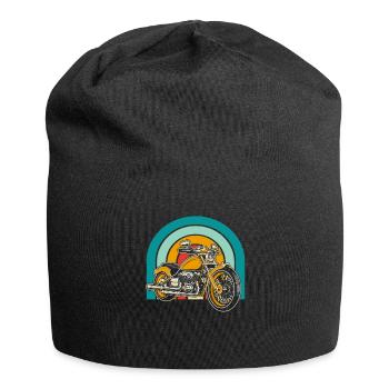 Moto Motard Motard - Bonnet en jersey - noir - Devant