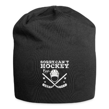 Sorry Can't Hockey Bye Hockey Lover - Jersey Beanie - black - Front