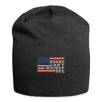 Sorry Can't Hockey Bye Hockey Lover - Jersey Beanie - black - Front