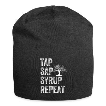 Maple Tree Essence Männer Frauen Lustig - Jersey-Beanie - Anthrazit - Vorne