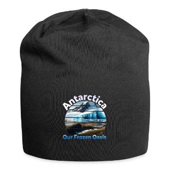 L’Antarctique, notre gelée - Bonnet en jersey - noir - Devant