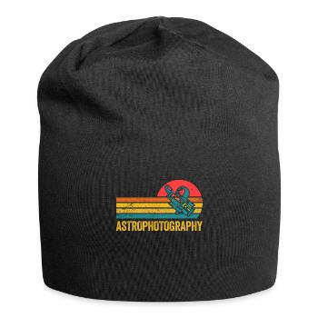Astronomy Astrophotographer Stargazing - Jersey Beanie - black - Front