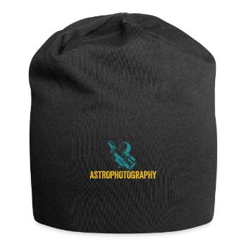 Astronomy Astrophotographer Stargazing - Jersey Beanie - black - Front