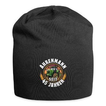 Ährenmann Traktor 45 Geburtstag - Jersey-Beanie - Schwarz - Vorne