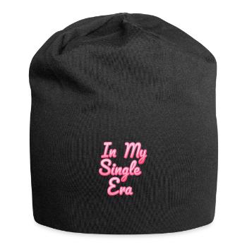 Humour drôle d’amour célibataire : le parfait - Bonnet en jersey - noir - Devant