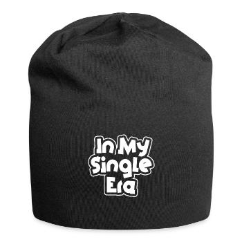 Humour drôle d’amour célibataire : le parfait - Bonnet en jersey - noir - Devant