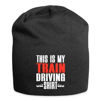 Conducteur De Train Machiniste Cheminot - Bonnet en jersey - noir - Devant