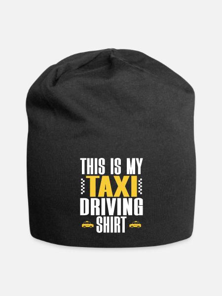 Conducteur De Taxi Chauffeur de Taxi - Bonnet en jersey - noir