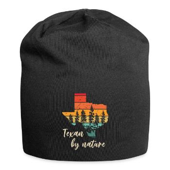 Wildflower Fields Wildflowers Bluebonnet - Jersey Beanie - black - Front