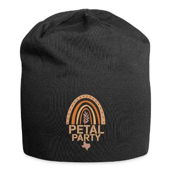 Wildflower Fields Wildflowers Bluebonnet - Jersey Beanie - black - Front