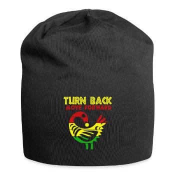 Sankofa Symbol Adinkra Ghana Black - Jersey Beanie - black - Front