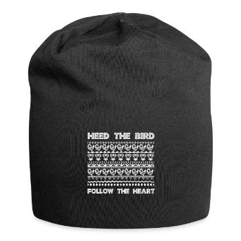 Sankofa Symbol Adinkra Ghana Black - Jersey Beanie - black - Front