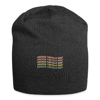 Chicken Tortilla Suppe - Jersey-Beanie - Anthrazit - Vorne