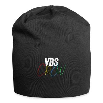 VBS Colorful Bible Vacation School Love - Jersey Beanie - black - Front