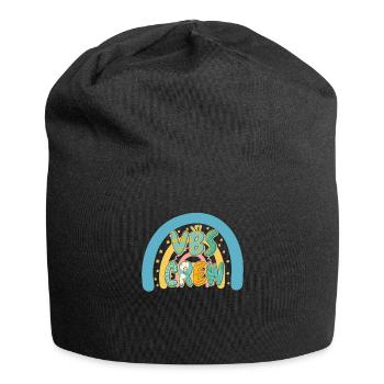 VBS Colorful Bible Vacation School Love - Jersey Beanie - black - Front