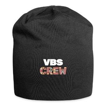 VBS Colorful Bible Vacation School Love - Jersey Beanie - black - Front
