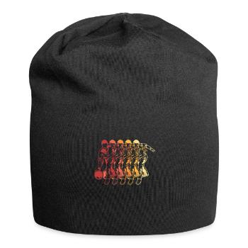 Bowling Bowlen Bowler - Jersey-Beanie - Schwarz - Vorne