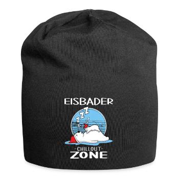 Bains de glace Zone de bain de glace Bains d’hiver - Bonnet en jersey - noir - Devant