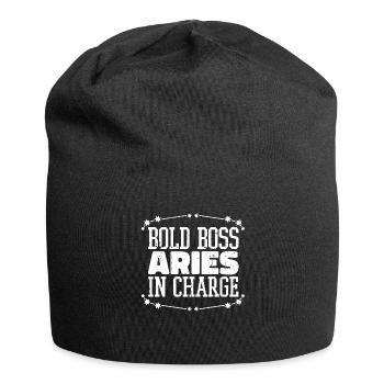 Aries Zodiac - Jersey Beanie - black - Front