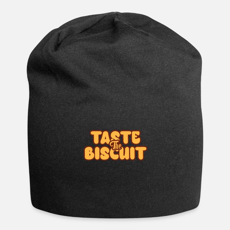 Goûtez le biscuit goûtez la bonté - Bonnet en jersey - noir