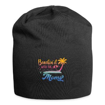 Vacances à la plage avec les mères le week-end - Bonnet en jersey - noir - Devant