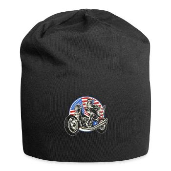 Moto Motard Motard - Bonnet en jersey - noir - Devant